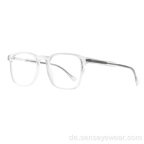 Quadratische Brille Rahmen Öko -Acetat optische Rahmenbrille